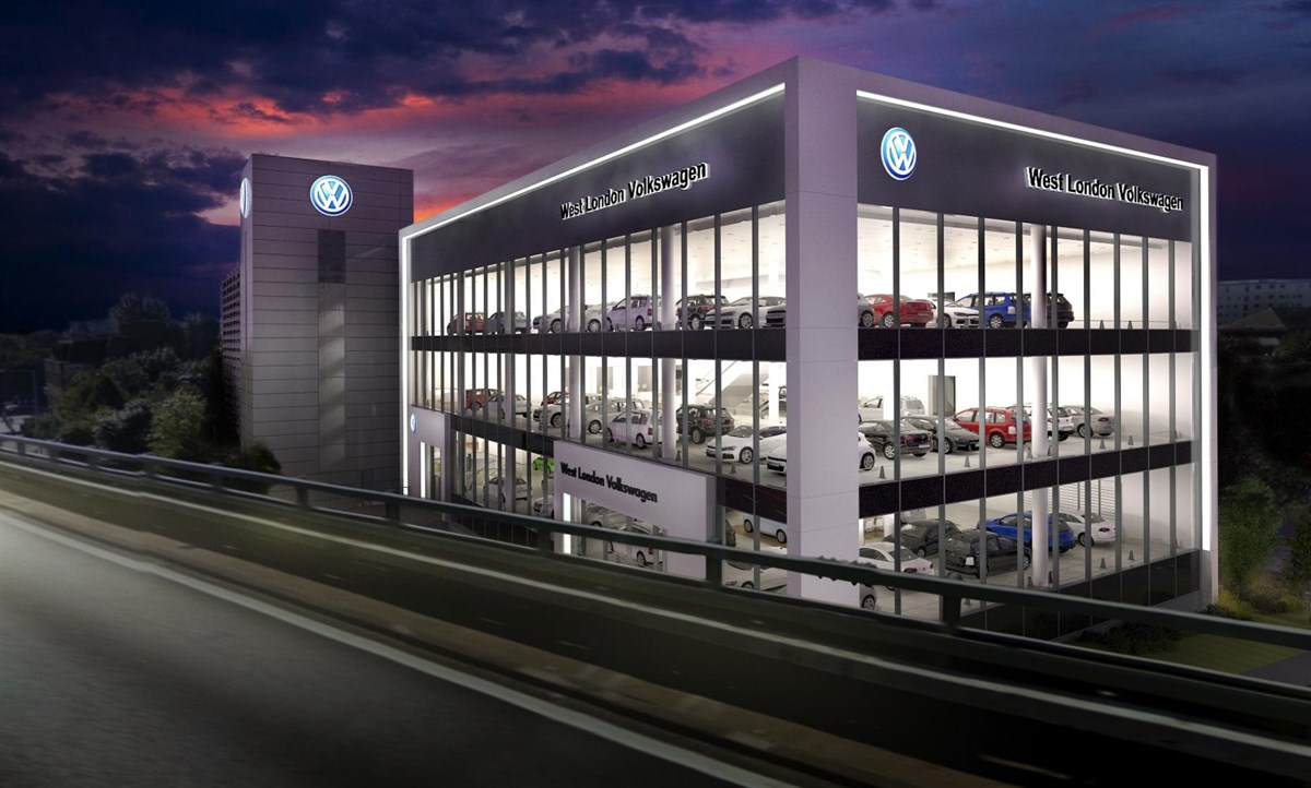 Volkswagen's flagship West London site takes shape