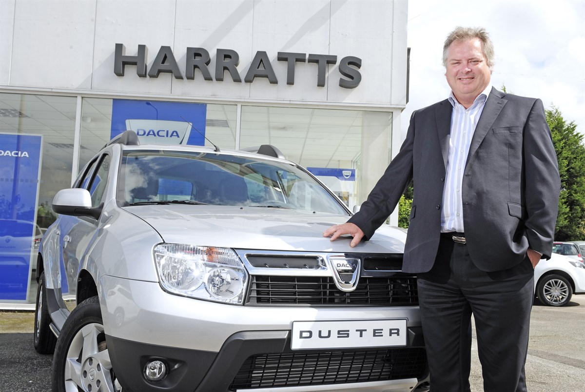 Dacia Wakefield represents 8th manufacturer for Harratts