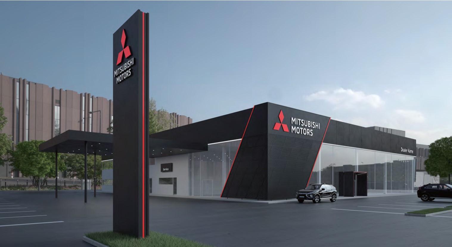 Mitsubishi reveals new corporate identity standards for dealer network