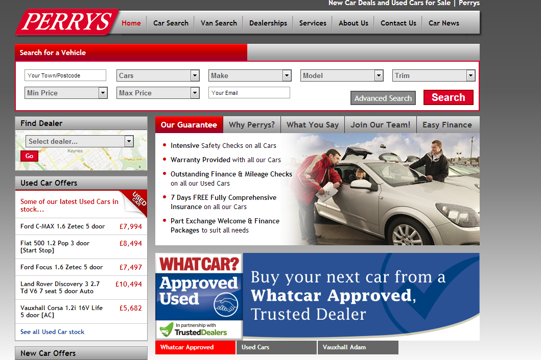 Perrys acquires Pomphreys Vauxhall