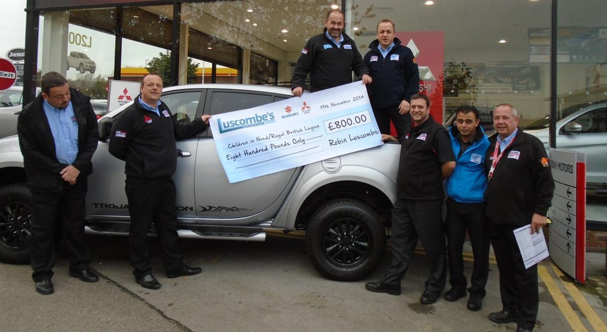 Mitsubishi dealership donates to charity following record sales weekend