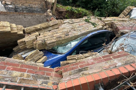 Wall collapse causes £120k damage at Sittingbourne dealership