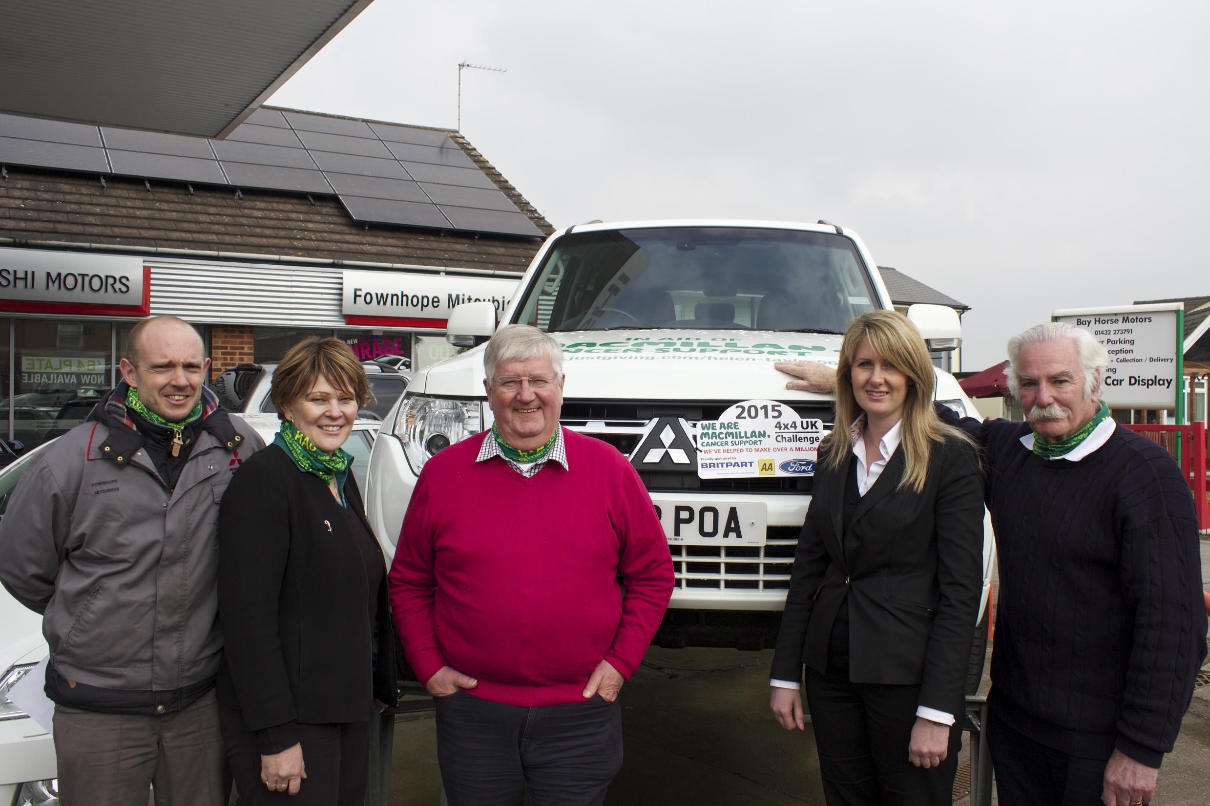 Fownhope Mitsubishi Hereford takes on 4X4 challenge for charity Car