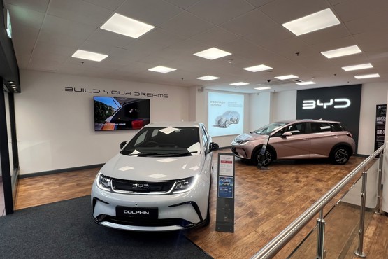 LSH Auto launches its second BYD experience store in a shopping centre