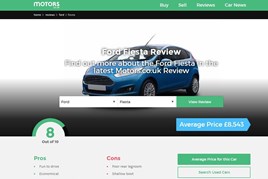 Motors.co.uk car review pages