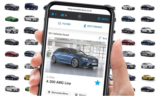 Consumer Facing Mercedes Benz Online Car Showroom App Goes Live Digital Marketing