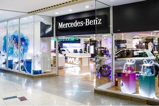 Mercedes Benz Pop Up Shop Opens In Brighton S Churchill Square