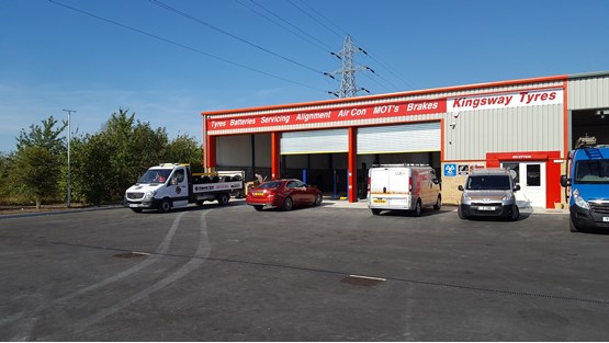 Tyre firm Kingsway invests in new premises