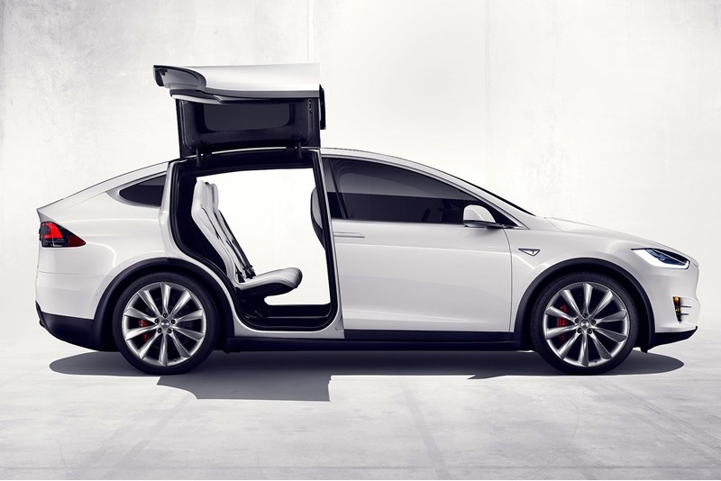 Tesla Model X sevenseat electric SUV official pictures Car galleries