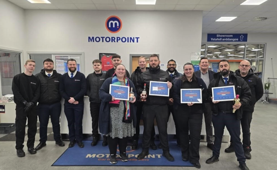 Motorpoint celebrates fifth anniversary milestone for Swansea store