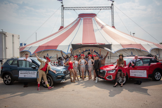 Swansway donates record breaking total to Circus Starr Car