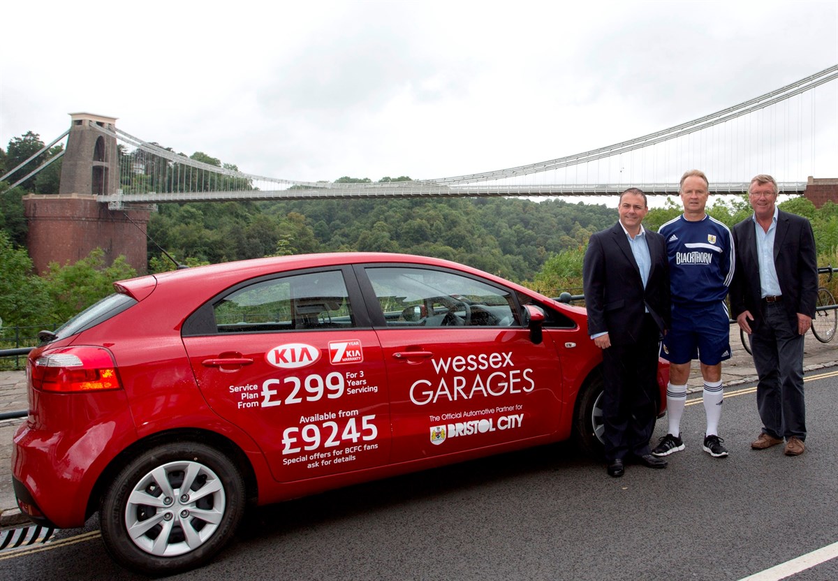 Wessex Garages and Bristol City enter second year of partnership Car