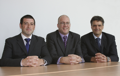  From left to right: Daniel Gregorius, Thomas Tollett and Andrew Squires