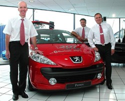 LtR: Parts manager Steve Talbot, New car general sales manager Robert Dudman and  new car business manager Steven Stanton.